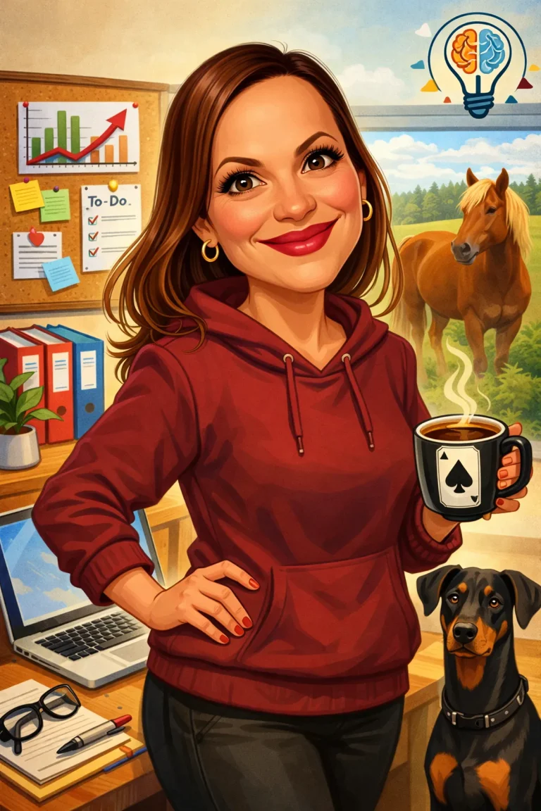 karikatyyri ravintolan hallinto-osaajasta